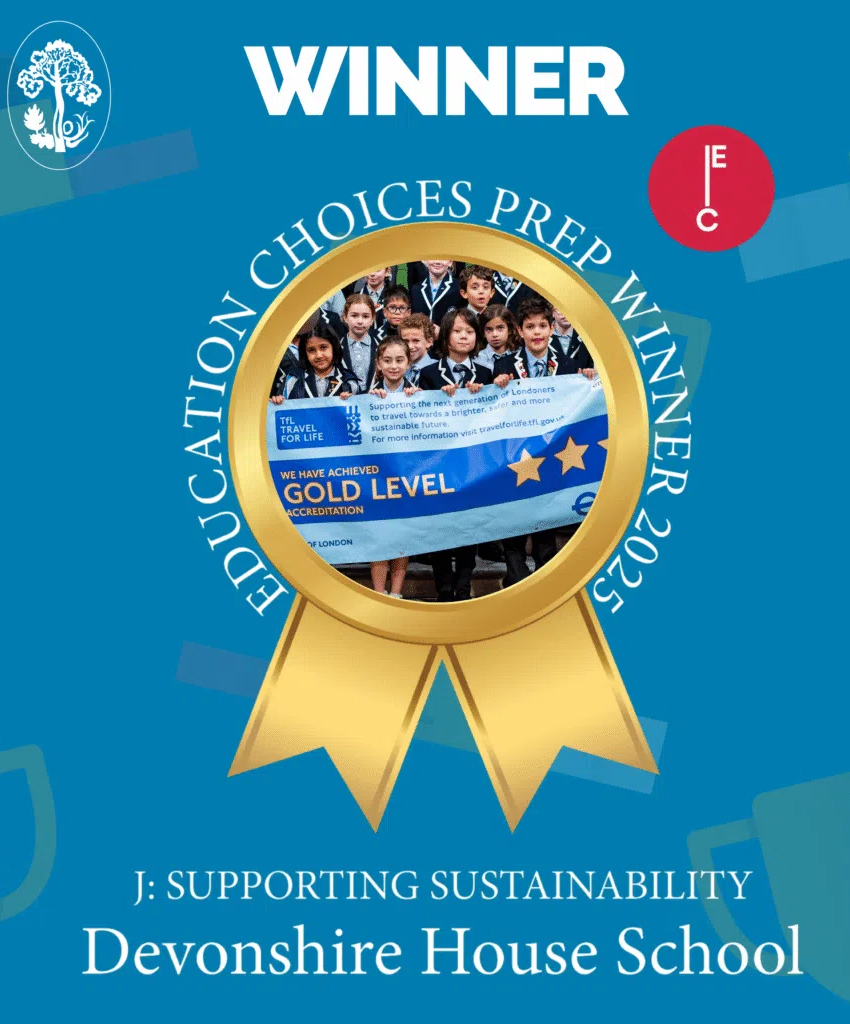 Education Choices Prep Winner 2025 – Supporting Sustainability, Devonshire House School